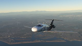 WorkingTitle Citation CJ4 with PilotEdge Online ATC on MSFS (SNA-SJC)