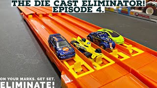 THE HW ELIMINATOR RACE! | EP. 4 | EPIC DIE CAST RACING ACTION; BIG CRASHES! #diecastracing