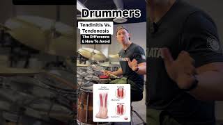 Drummer Tendonitis vs. Tendinosis - what is it and how to avoid #drumlesson #drummerhealth ￼