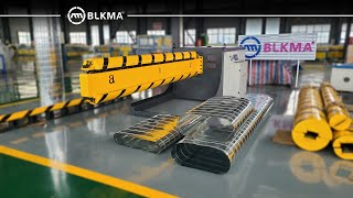 BLKMA brand Flat oval spiral duct machine / Ovalizer tubeformer Spiral Pipe Ovalizer /HVAC Ovalizer