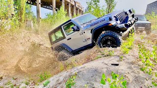 Off-road через поколение Jeep Wrangler rubicon & Willis