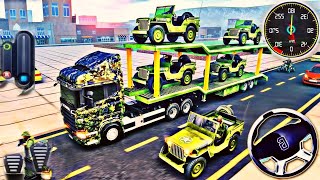 Army Transport Truck Simulator - Cargo Transporter Truck Vehicle Driving - Android Gameplay