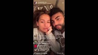 Елизавета Триандафилиди и Алексей Чайчиц в прямом эфире Instagram 26 02 2018