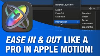 EASE-IN and EASE-OUT like a Pro using Apple Motion!