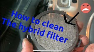 Toyota Auris Hybrid 2017 (How To Clean Hybrid Filter