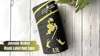 Johnnie Walker Black Label Roll Cake with Baileys Coffee Caramel