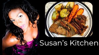 Susan's Kitchen | Delicious Roast Beef Dinner | Gur Eats