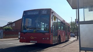 FRV - London Bus Route S1 | Banstead ➡ Lavender Fields | SOE17 |  Double Diverson | Optare Esteem |