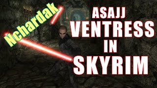 NCHARDAK Full Walkthrough | Skyrim BUT as Asajj Ventress |  Solstheim | All 4 Cube Locations