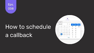 #TV8 - How to Schedule a Callback | TeleCRM