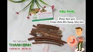 Hậu Phác | Công dụng của hậu phác