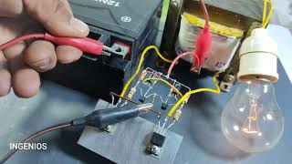 Como Hacer Inversor De Voltaje 12v DC a 220v  AC 100 Watios