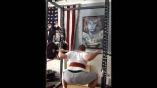 Squat 250 set one x 3