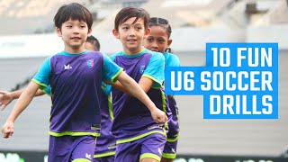 10 Best U6 Soccer Drills | Fun Soccer Drills by MOJO