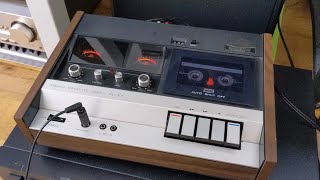 1974 Superscope CD-301 Tabletop Cassette Deck Review