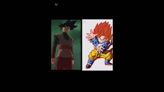 Black Goku Vs Goten