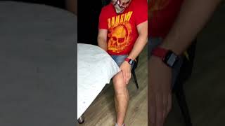 The monster bite my leg #shorts