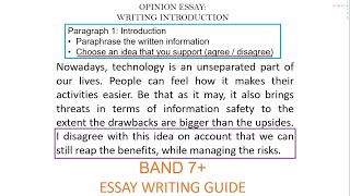 IELTS Writing Task 2 - Agree or Disagree / Opinion Essay (English Version)