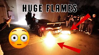 Loud Fire Breathing McLaren 570s Destroy's Crowd!!! (Huge Argument)