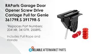 Garage Door Opener Screw Drive Carriage Pull for 36179R.S 39179R-S