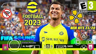 RELEASE!!! EFOOTBALL PES PSP 2023 ENGLISH VERSION OFFICIAL UPDATE TRANSFER NEW KITS CAMERA PS5 !