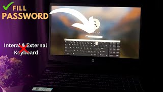 How to Fill Password without Keyboard when Laptop Starts || Fix Keyboard Not Working