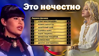 Диана Анкудинова оценка от Ларисы Долиной - Шоумаскгоон выпуск 8