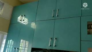 kitchen parrot green design ideas for small room  #modularkichen #smallkitchen