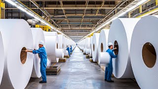 How toilet paper is made in factory : Inside the Toilet Paper Factory 🚽🔍