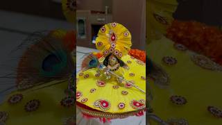 Laddu gopal ji ka video #viralvideo #trending #laddugopalkidresskaisebanaye