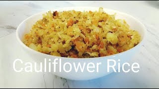 Vegan Recipe: Cauliflower Rice