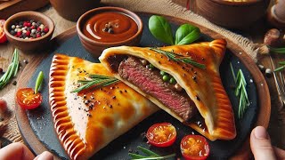 Pieczone Pierożki z Wagyu nad Wisłą 😍 Most expensive Empanadas with Wagyu 😎  #cooking