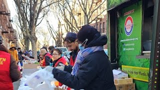 Food pantry haul brooklyn nyc