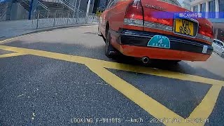 車CAM直擊 - 又係的士佬 轉彎一野閘埋電單車到 差啲撞 VH980