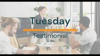 TUESDAY TESTIMONIAL