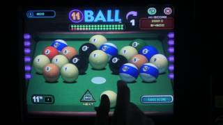 Megatouch 11 Ball Arcade Gameplay