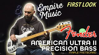 FIRST LOOK - Fender American Ultra II Precision Bass (Maple Fretboard)