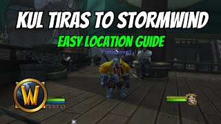 How to get from Kul Tiras to Stormwind Alliance WoW Retail