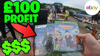 Carboot Reselling Making Profit Selling Video Games 🤑 Reselling Adventure 🤑