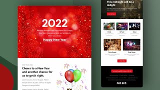 New Year Gift | Free Source Code Download | Complete website using html and css with code in Hindi