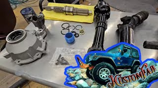 Getting driveline vibration or bidding on a lifted 87-06 TJ YJ XJ jeep? NP231 Slip Yoke Eliminator.