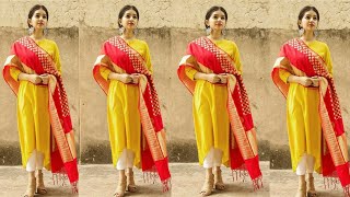 Plain Punjabi Suits With Banarasi Dupatta Designs ll Latest Simple Stylish Look Ideas