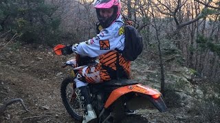 Ktm 250 Exc-f / Première sortie enduro