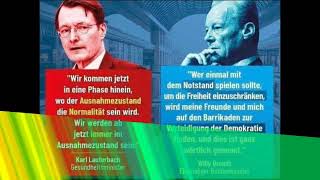 Brandt vs. Lauterbach: Brandt würde auf die Barrikaden gehen, Verteidigung der Demokratie.