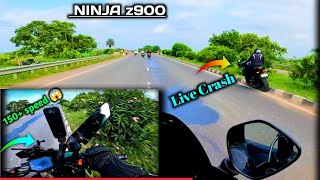 Live Crash NINJA z900 On This Sunday Ride😭 || z900 vs GT650 vs NS400 😲|| #crash