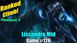 Ranked Climb [#126] Lissandra Mid - I need to study new Urgot more!