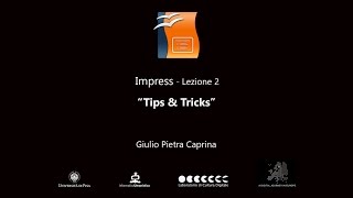 OpenOffice Impress - Lezione 2 - Tips&Tricks