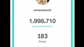 Countdown to 2M followers with Winmetawin