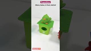 Prepositions | Above, below, in front, behind | Educational Videos for Kids