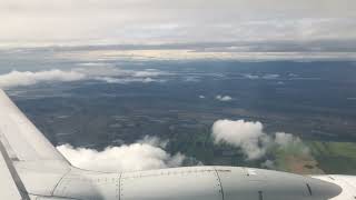 (ANC) Anchorage, Alaska.The Descent, Landing and Arrival.